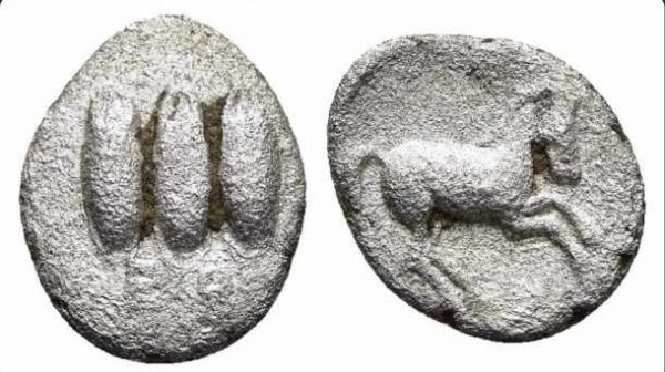 BOEOTIA. ORCHOMENOS. TRITETARTEMORION (aprox. 385-364 AC)