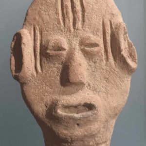 CABEZA DE TERRACOTA DE BURA