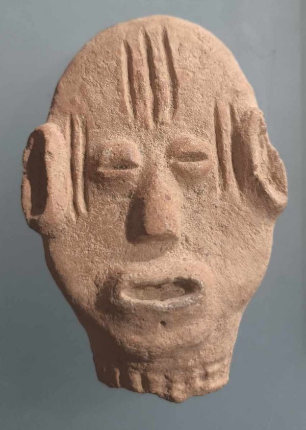 CABEZA DE TERRACOTA DE BURA