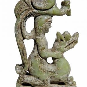 FIGURA CHINA DE JADE DE LA DINASTIA MING